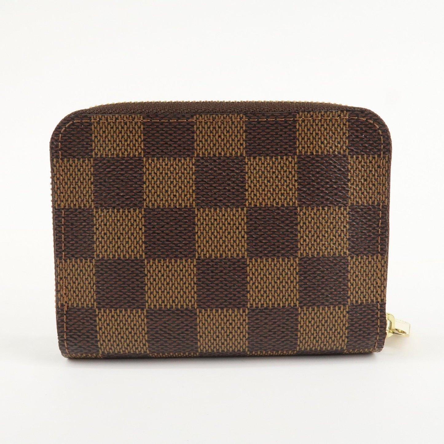 Louis Vuitton Damier Zippy Coin Purse Coin Case Brown N63070  d