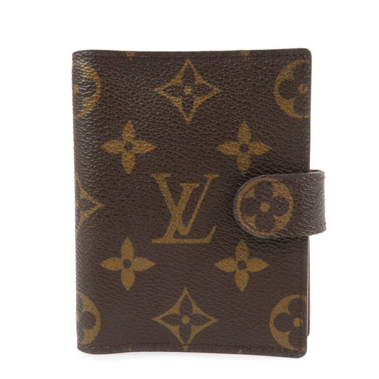 Louis Vuitton Monogram Agenda Mini Planner Cover Brown R20007