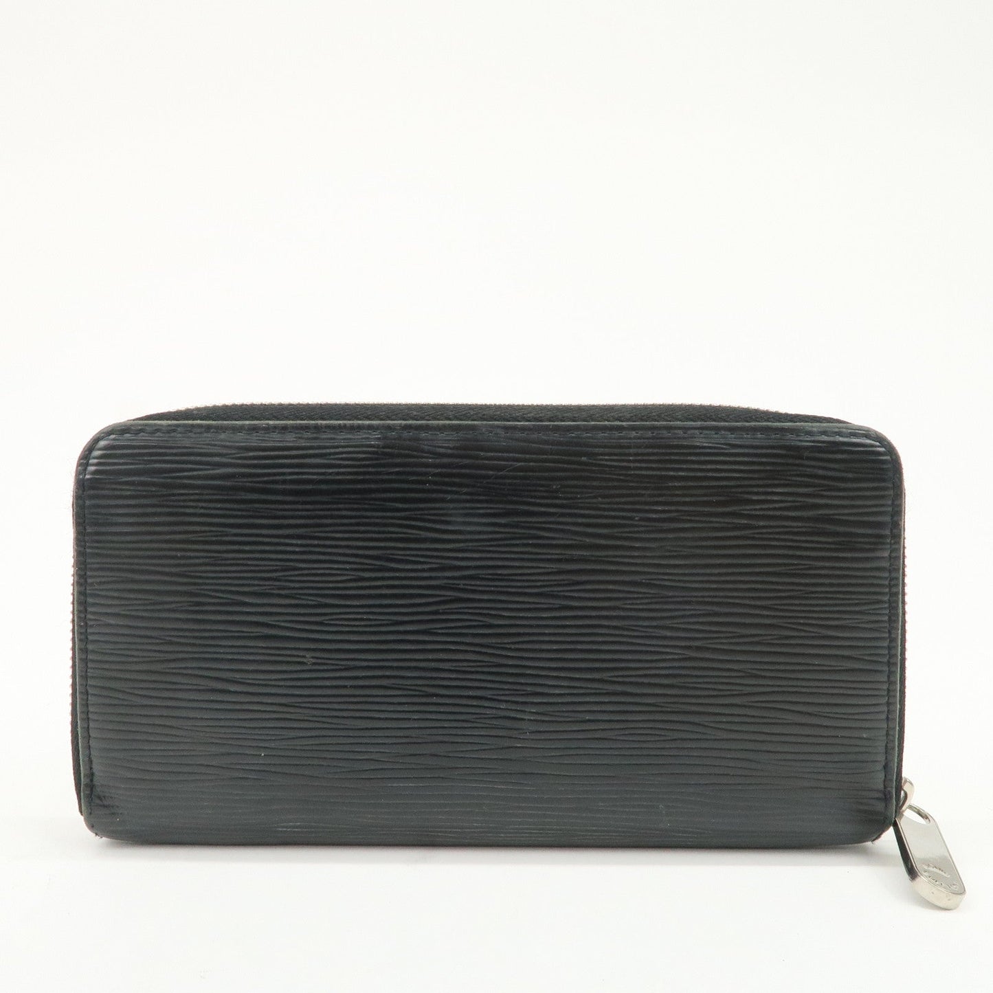 Louis Vuitton Epi leather Round Zippy Long Wallet Noir M60072