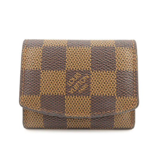 Louis Vuitton Damier Cufflinks Case Damier Ebene M64681