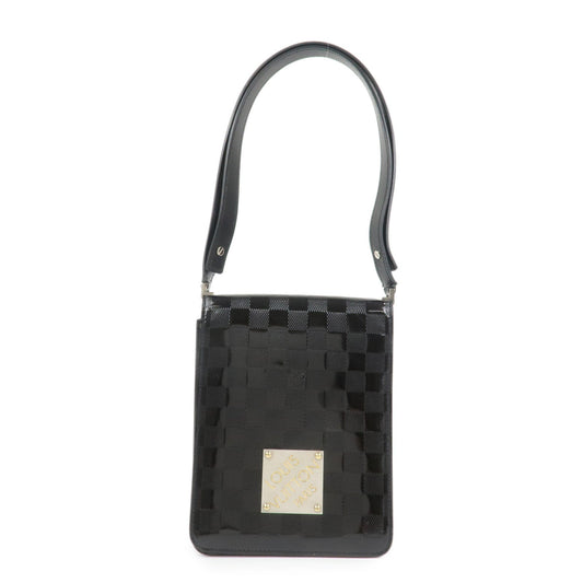 Louis Vuitton Damier Vernis Club Shoulder Bag Noir M92127