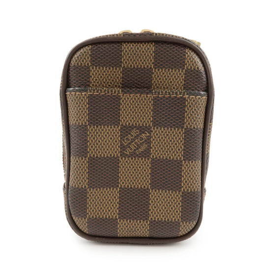 Louis Vuitton Damier Leather Canvas Etui Okapi PM Camera Case N61738  d