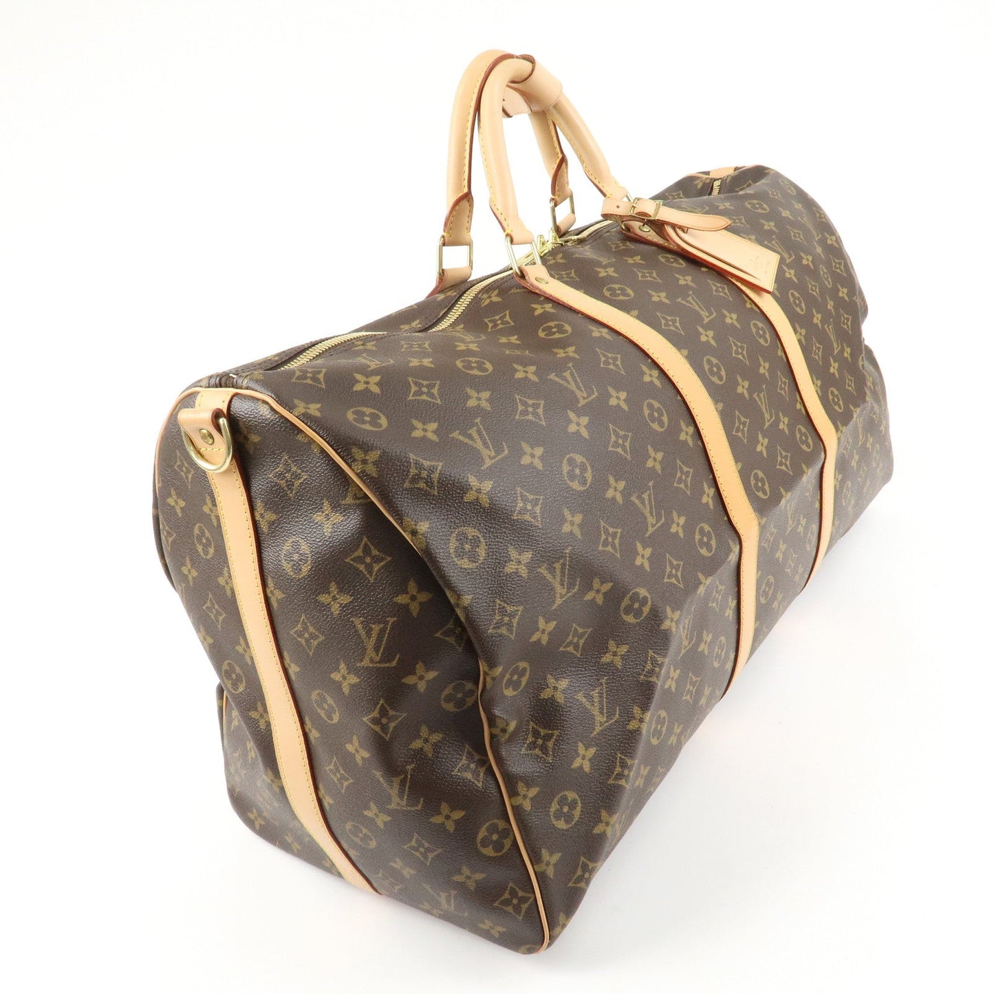 Louis Vuitton Monogram Keep All Bandouliere 60 Boston Bag M41412  d