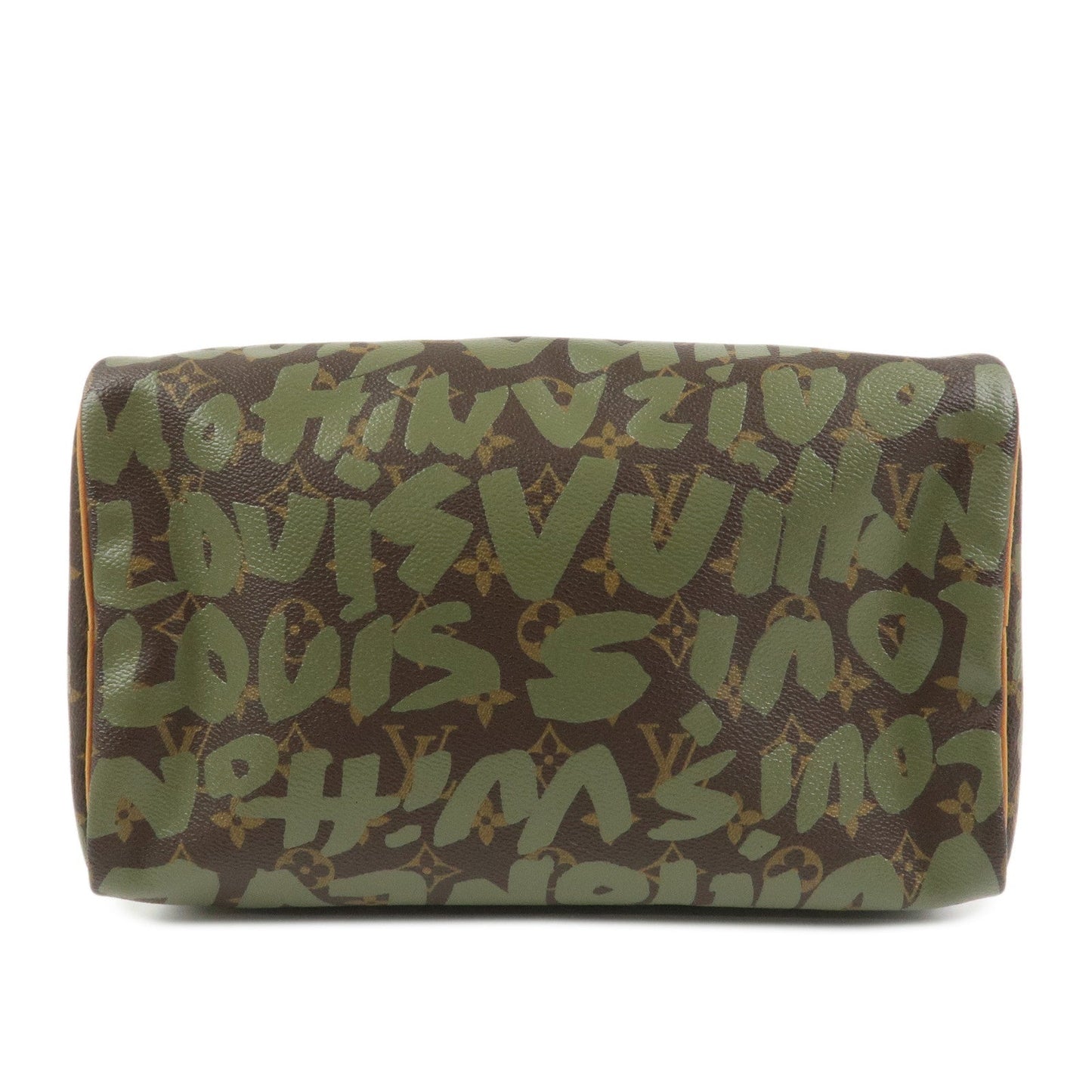 Louis Vuitton Monogram Graffiti Speedy 30 Khaki Brown M92194