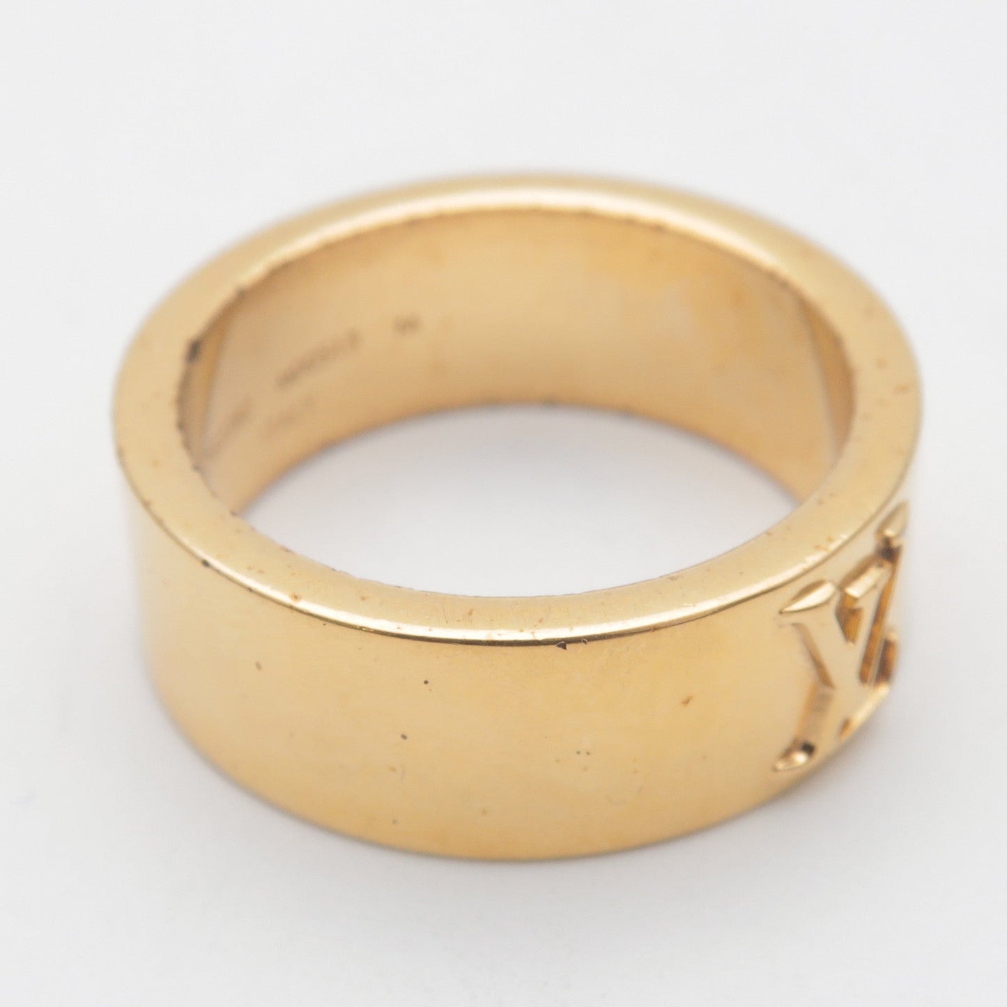 Louis Vuitton Bague LV Instinct Ring Metal M Gold M00513