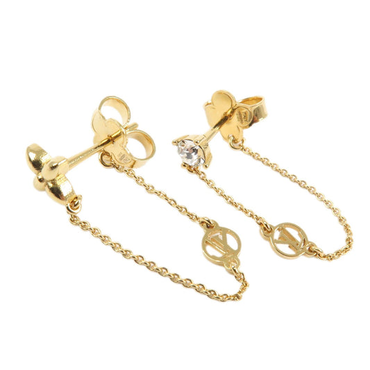 Louis Vuitton Puce d??reille Petit Louis Metal Earring Gold M00390