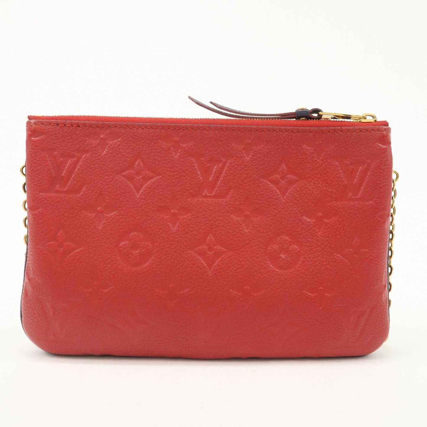 Louis Vuitton Monogram Empreinte Pochette Double Zip M63916  d
