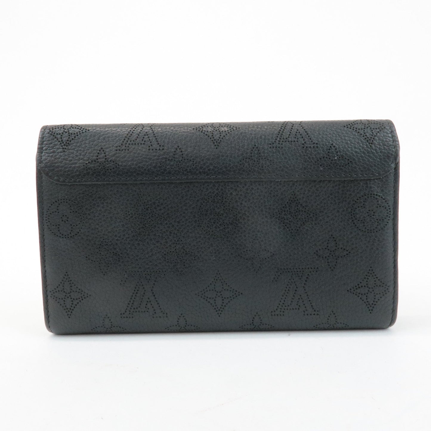 Louis Vuitton Monogram Mahina Portefeuille Iris Wallet Noir M60143  d