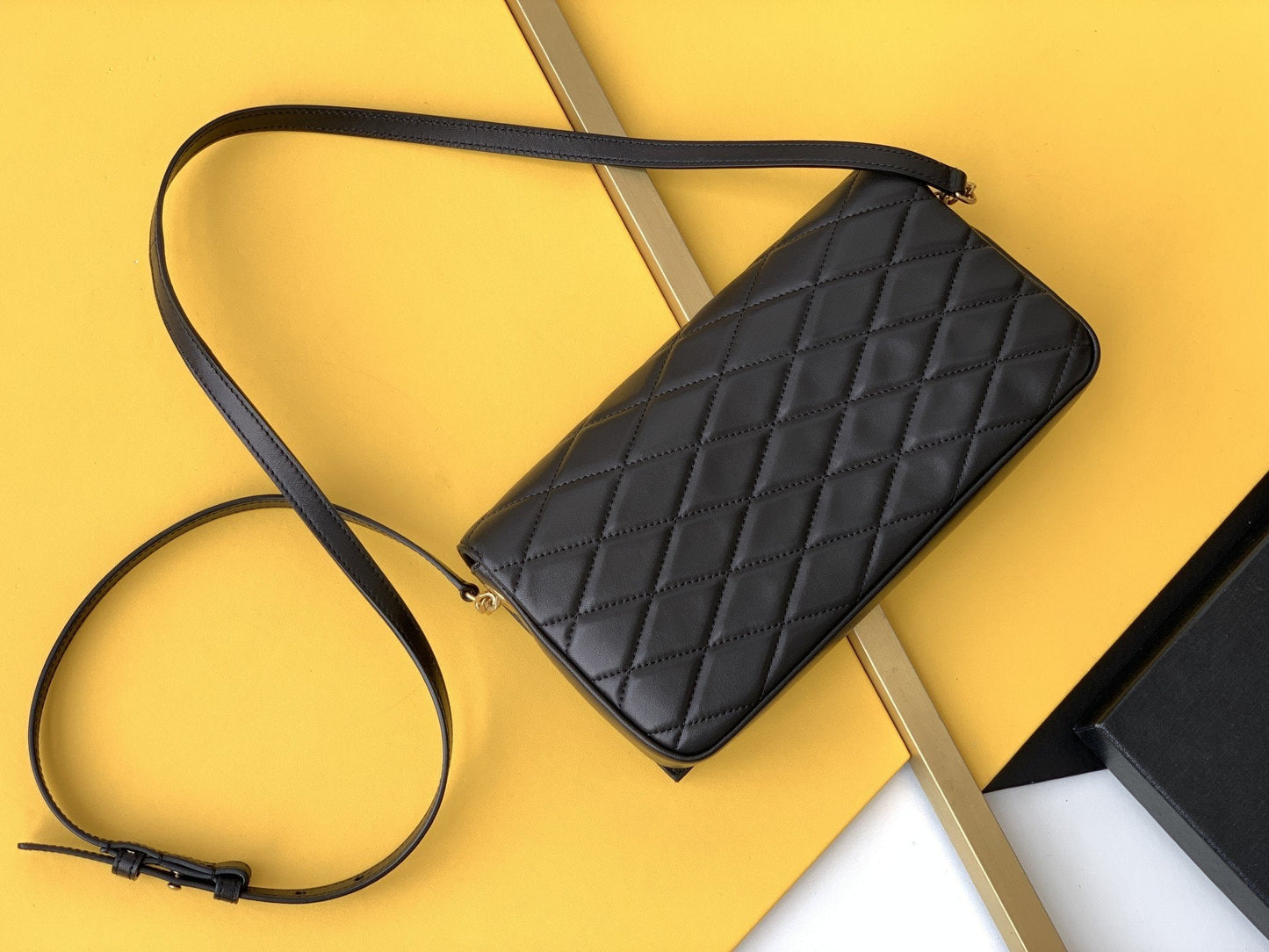 Top Quality Kate 99 Chain Bag Black With Gold Hardware For Women 10.2in/26cm YSL