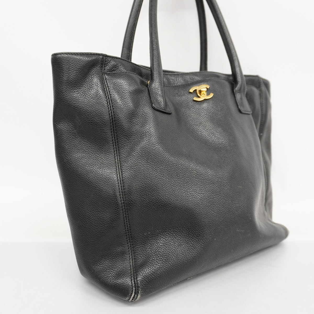 Chanel Tote Bag Executive Tote Caviar Skin Black