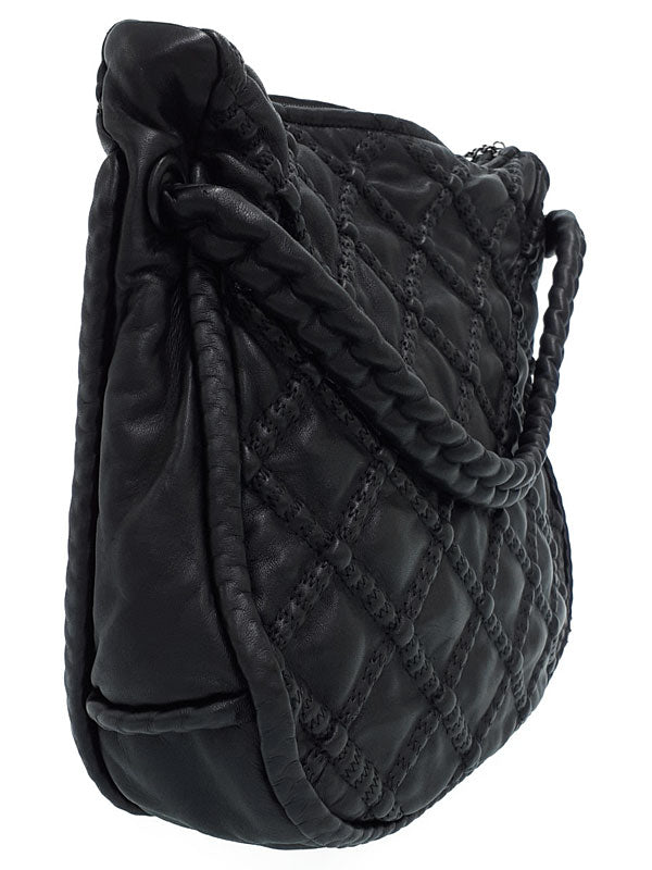 Chanel Matelasse Semi-Shoulder Bag Black