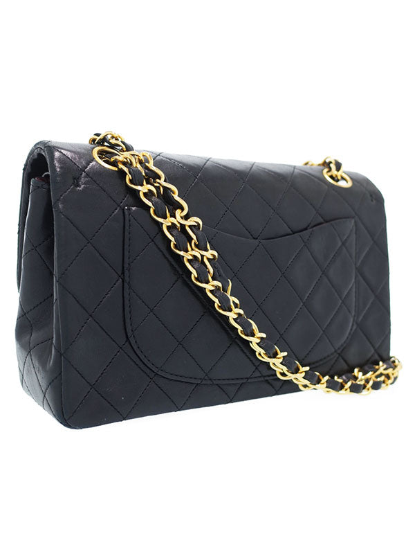 Chanel Matelasse Chain Shoulder Bag Black