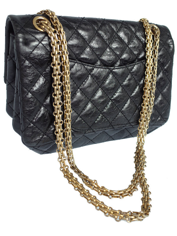 Chanel Matelasse Chain Leather Shoulder Bag Black