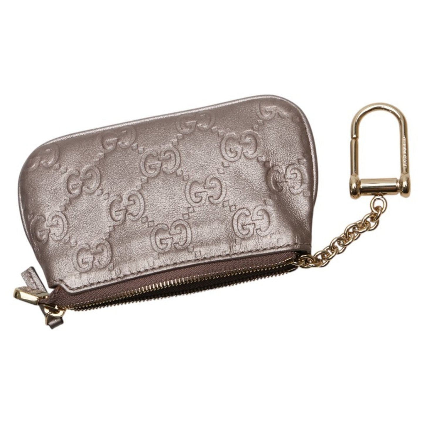Gucci Purple Leather Coin Purse/Coin Case ( )