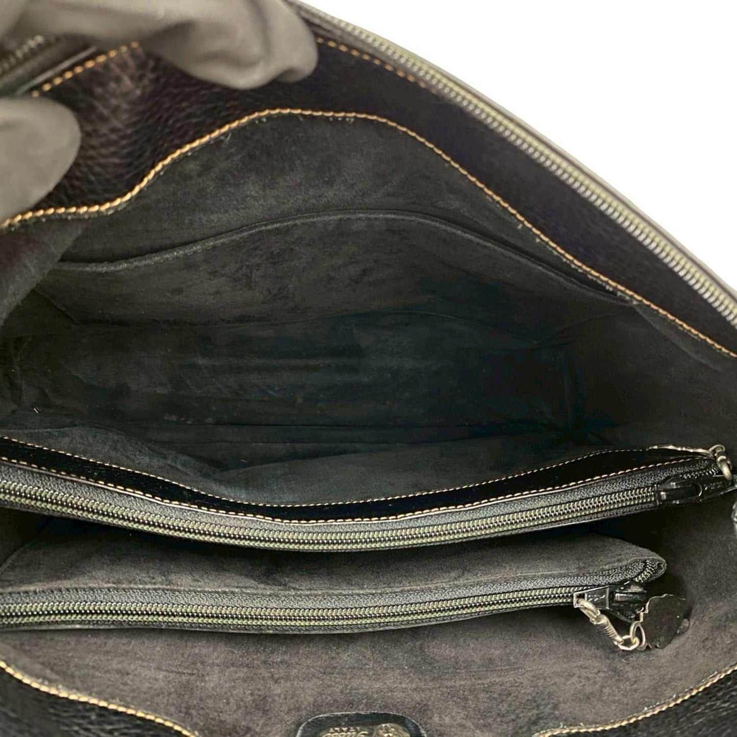 Gucci Black Leather Boston Bag Handbag ( )