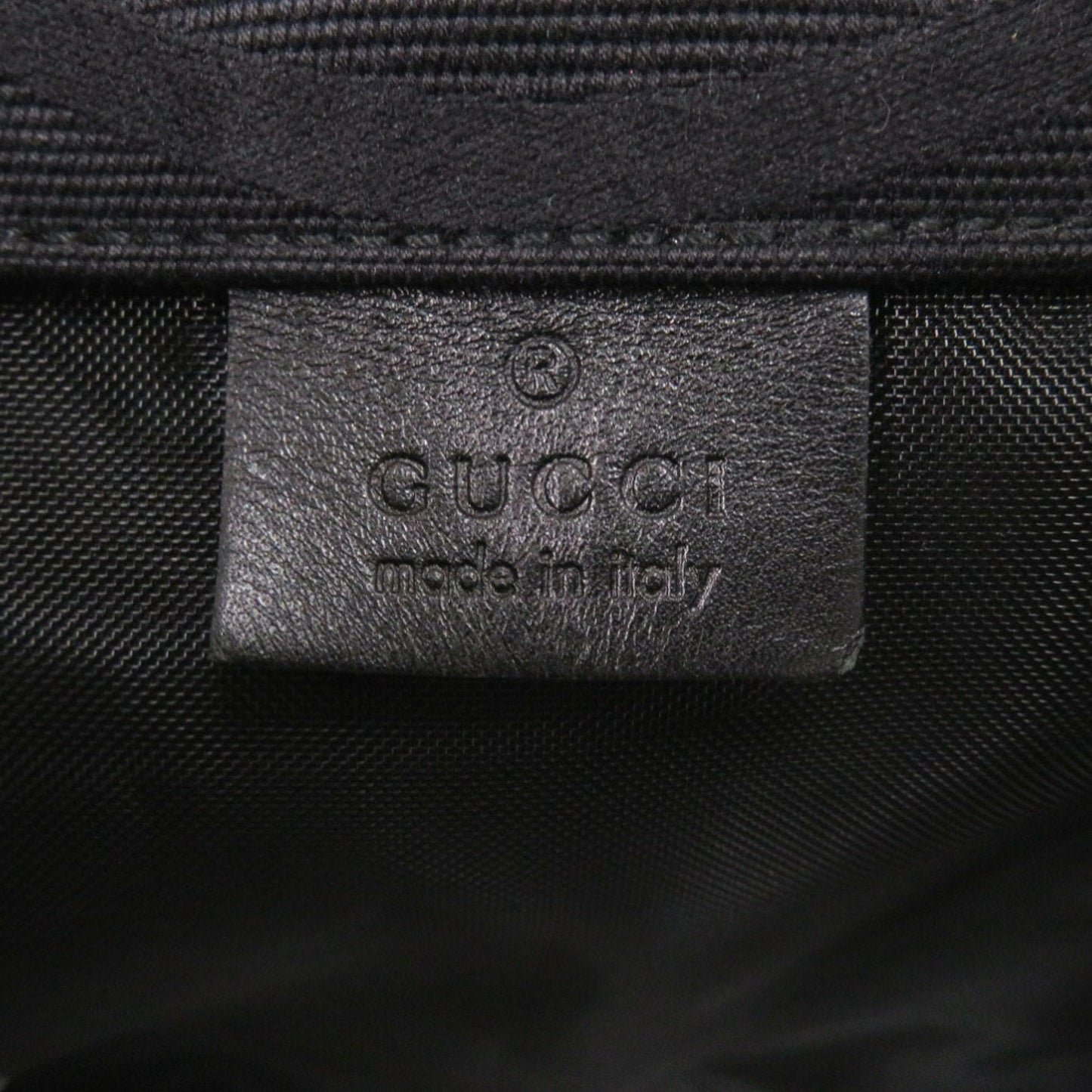 Gucci Black Canvas Shoulder Bag ( )