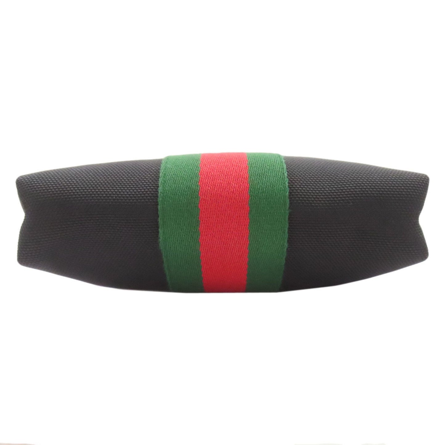 Gucci Sherry Line Black Canvas Shoulder Bag ( )
