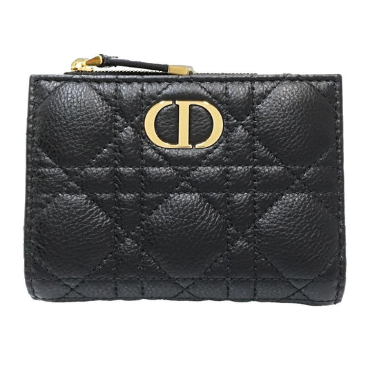 Christian Dior Black Leather Wallet (Bi-Fold) ()