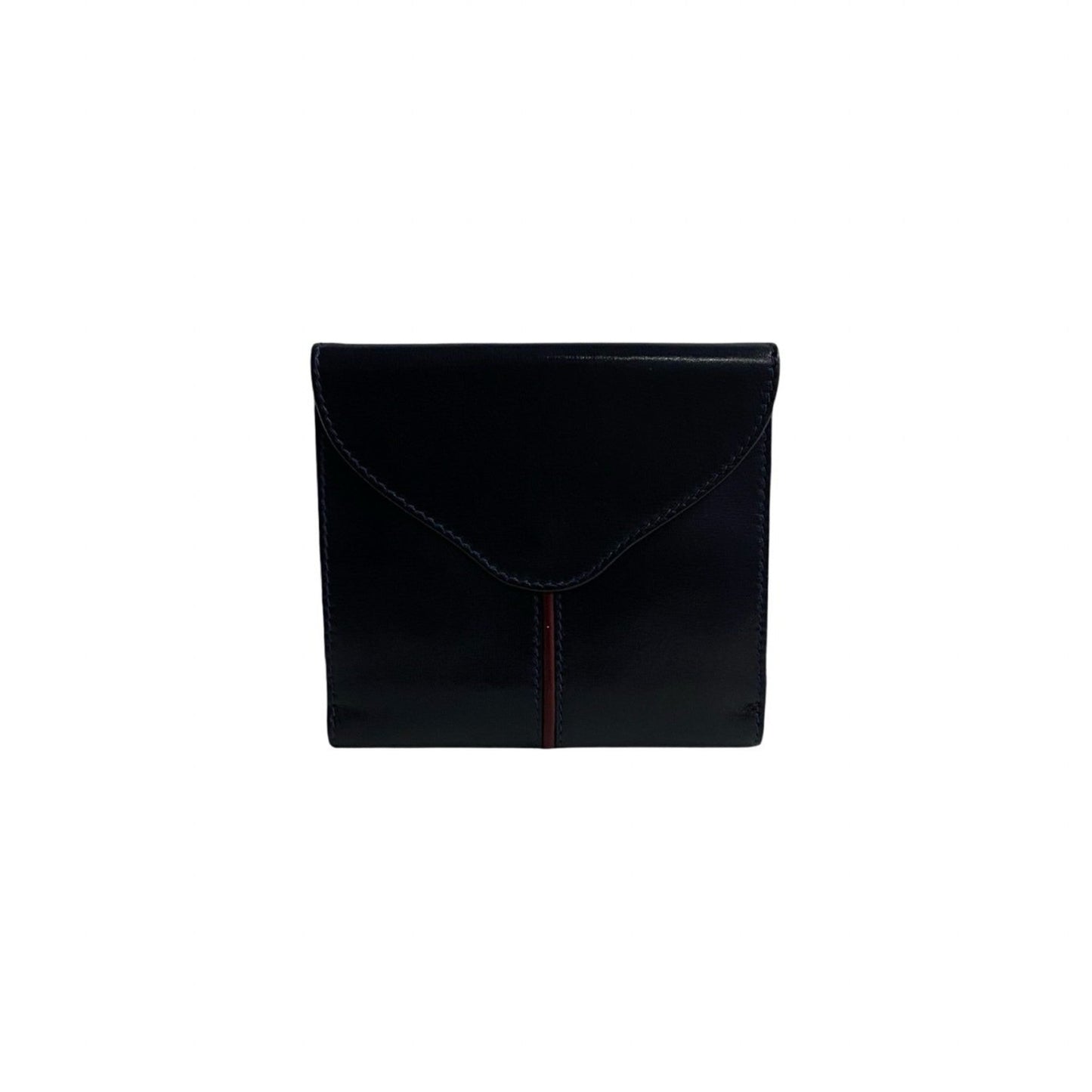 Gucci Navy Wine Leather Wallet (Bi-Fold) ( )