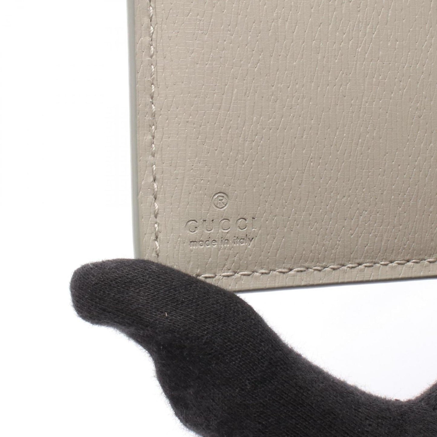 Gucci Gray Leather Wallet (Bi-Fold) ( )