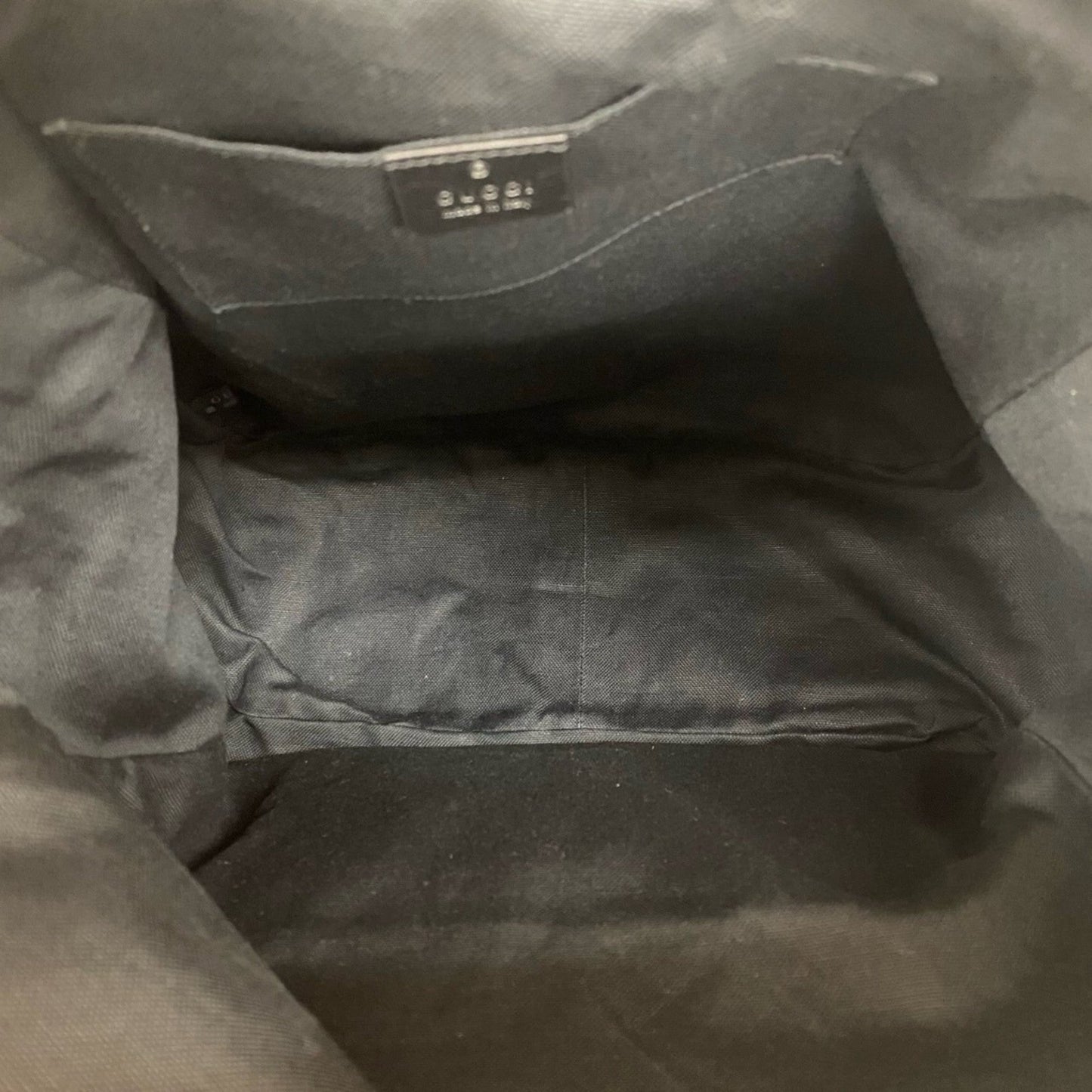 Gucci Black Leather Backpack ( )