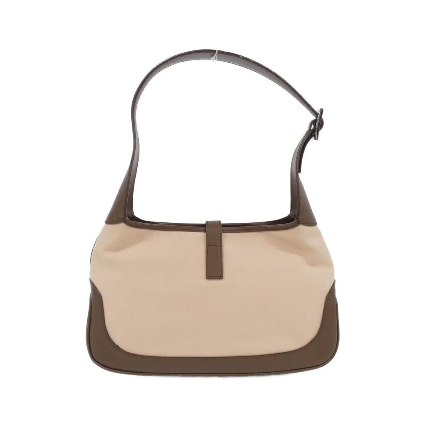 Gucci Brown Pink Canvas Leather Shoulder Bag ( )
