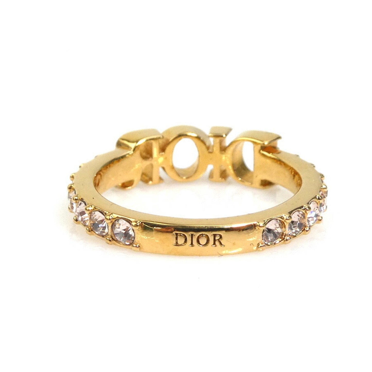 Christian Dior Gold Metal Band Ring ()