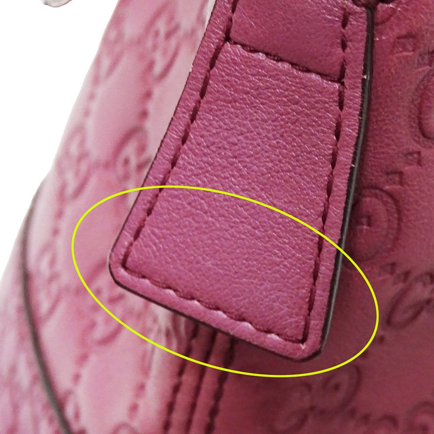 Gucci Purple Leather Tote Bag ( )