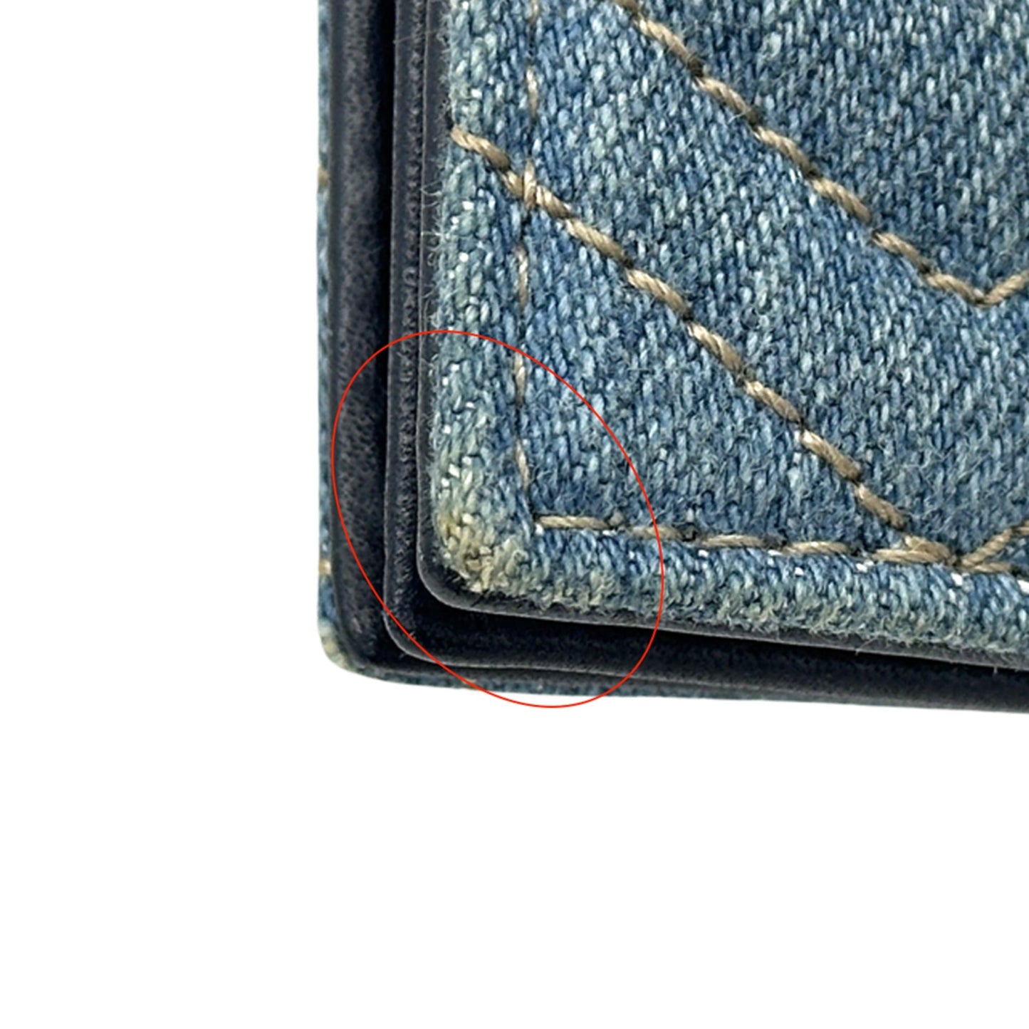 Gucci Blue Denim Wallet (Bi-Fold) ( )