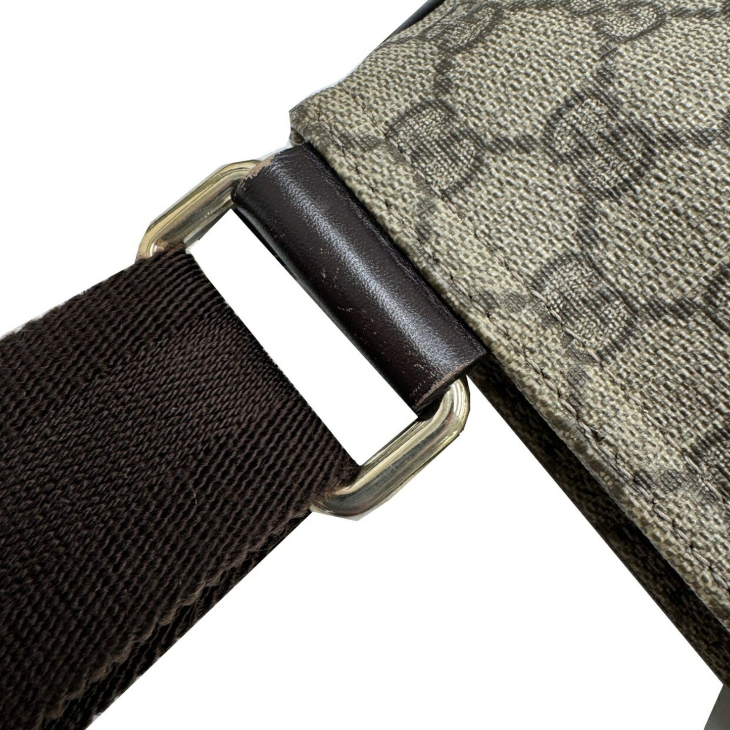 Gucci Brown Pvc Leather Shoulder Bag ( )