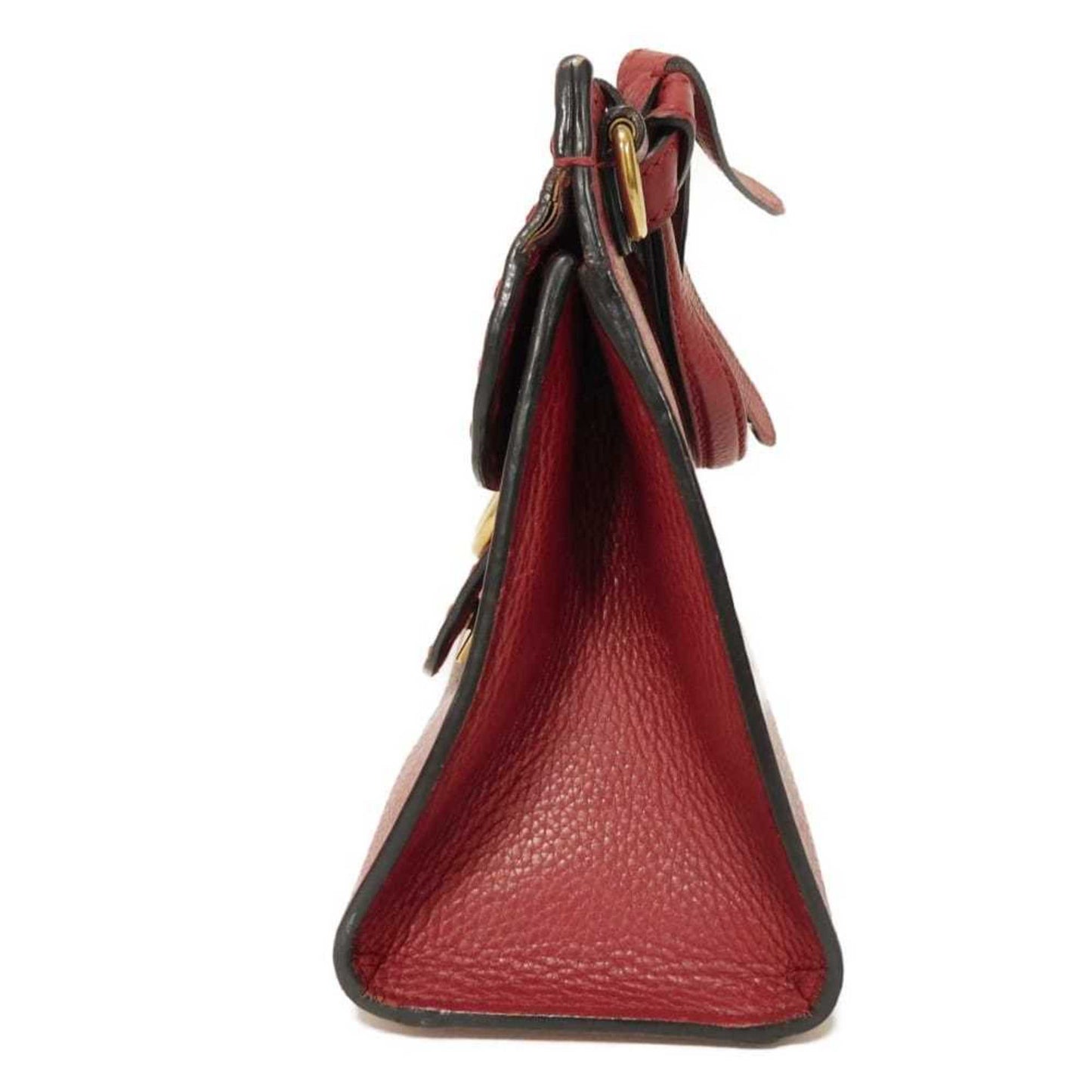 Gucci Gg Marmont Red Color Leather Handbag Shoulder Bag ( )