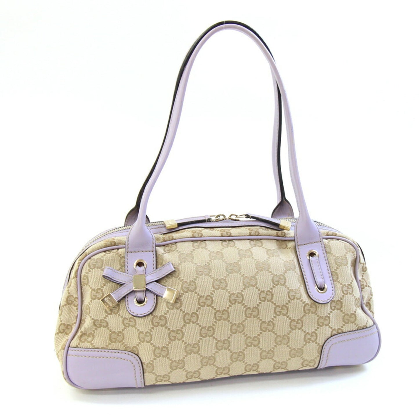 Gucci Beige Canvas Handbag ( )
