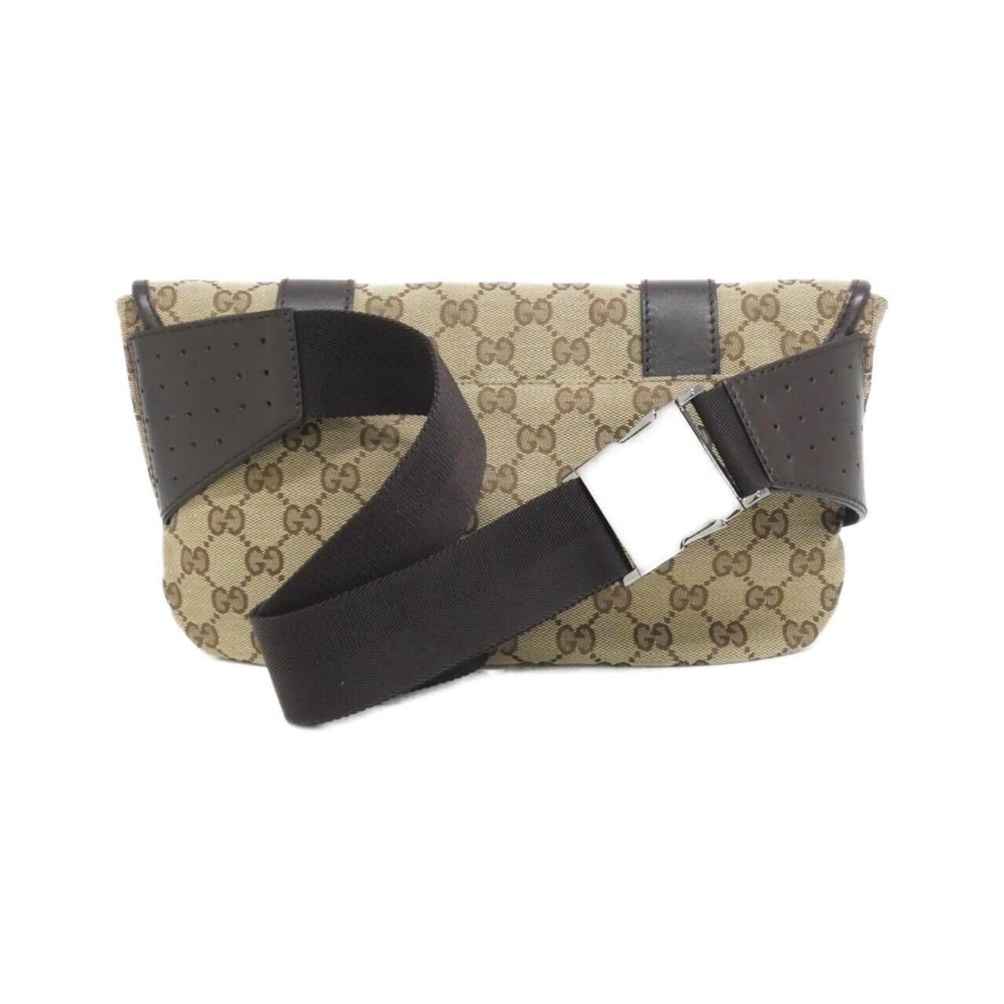 Gucci Beige Brown Gg Canvas Fanny Pack ( )