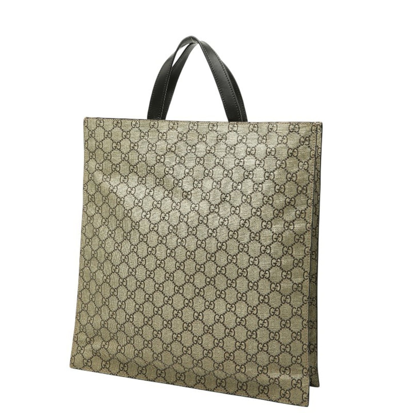Gucci Beige Pvc Leather Tote Bag ( )