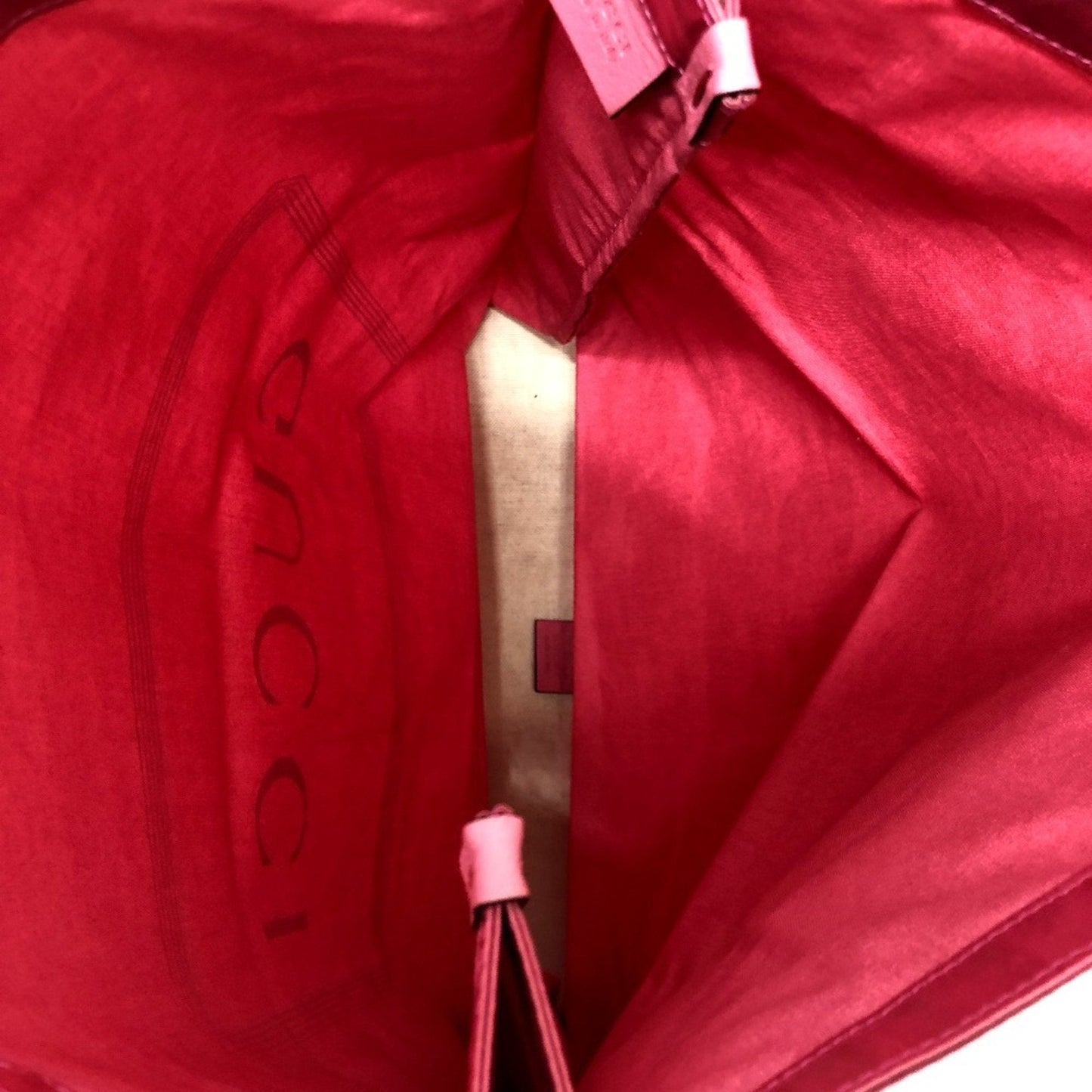 Gucci Pink Coated Canvas Handbag Tote Bag ( )