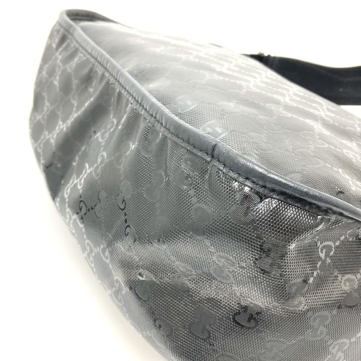 Gucci Black Gg Imprimé Messenger Bag Shoulder Bag ( )