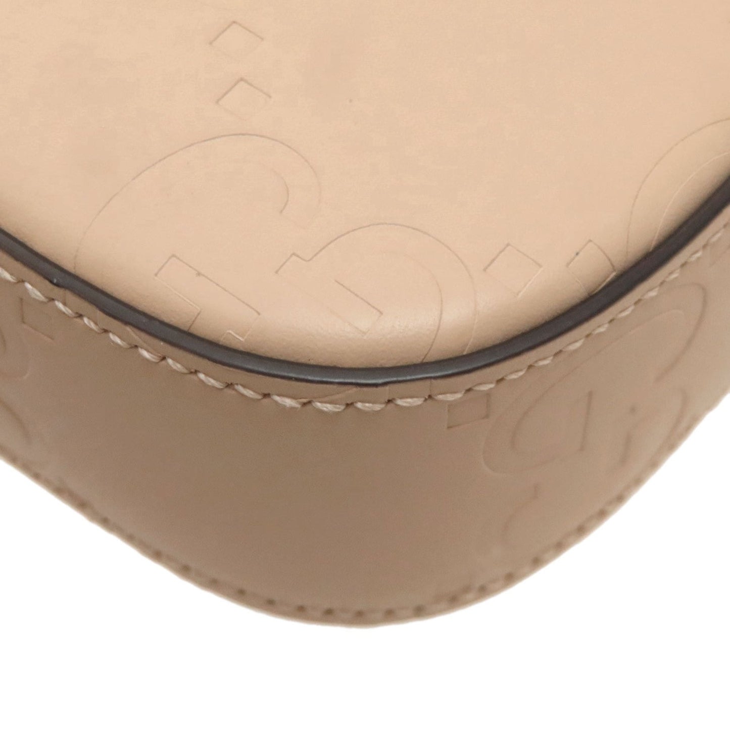 Gucci Beige Leather Shoulder Bag ( )