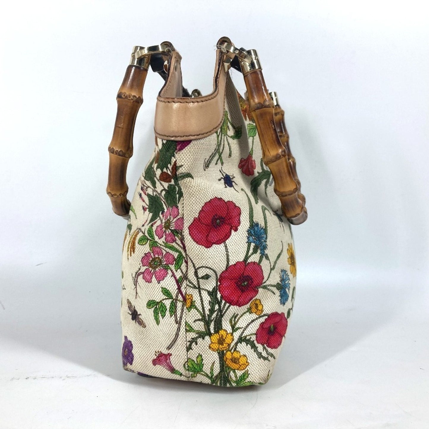 Gucci Multi-Color Canvas Handbag Tote Bag ( )