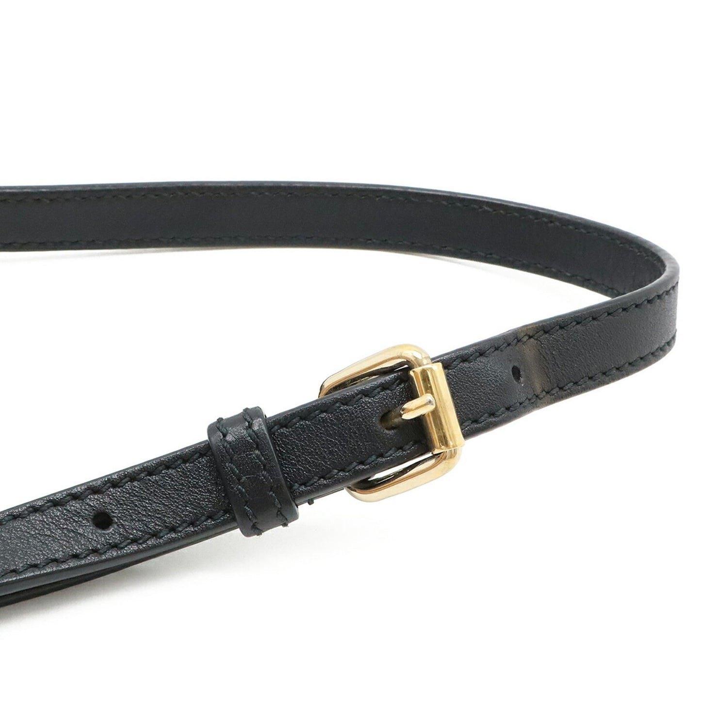 Gucci Black Leather Shoulder Bag ( )