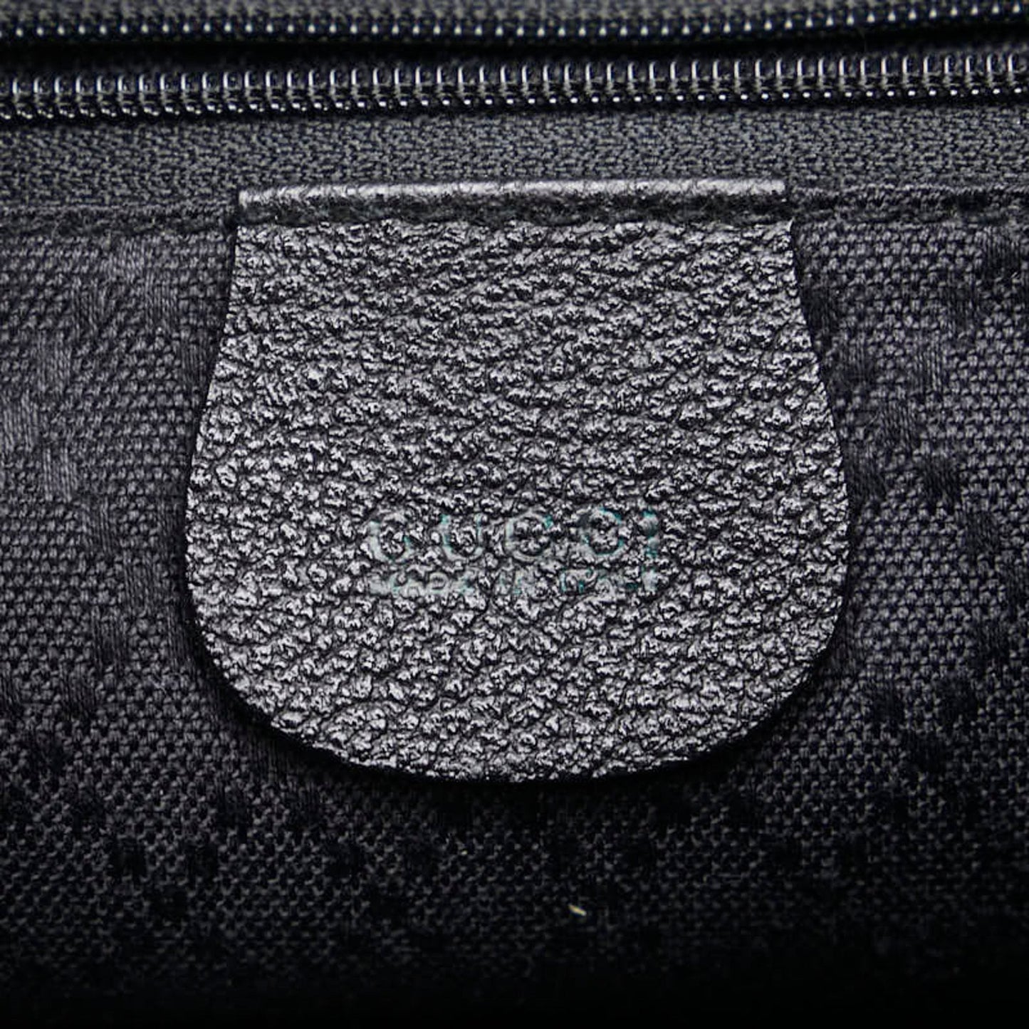 Gucci Bamboo Black Suede Leather Backpack ( )