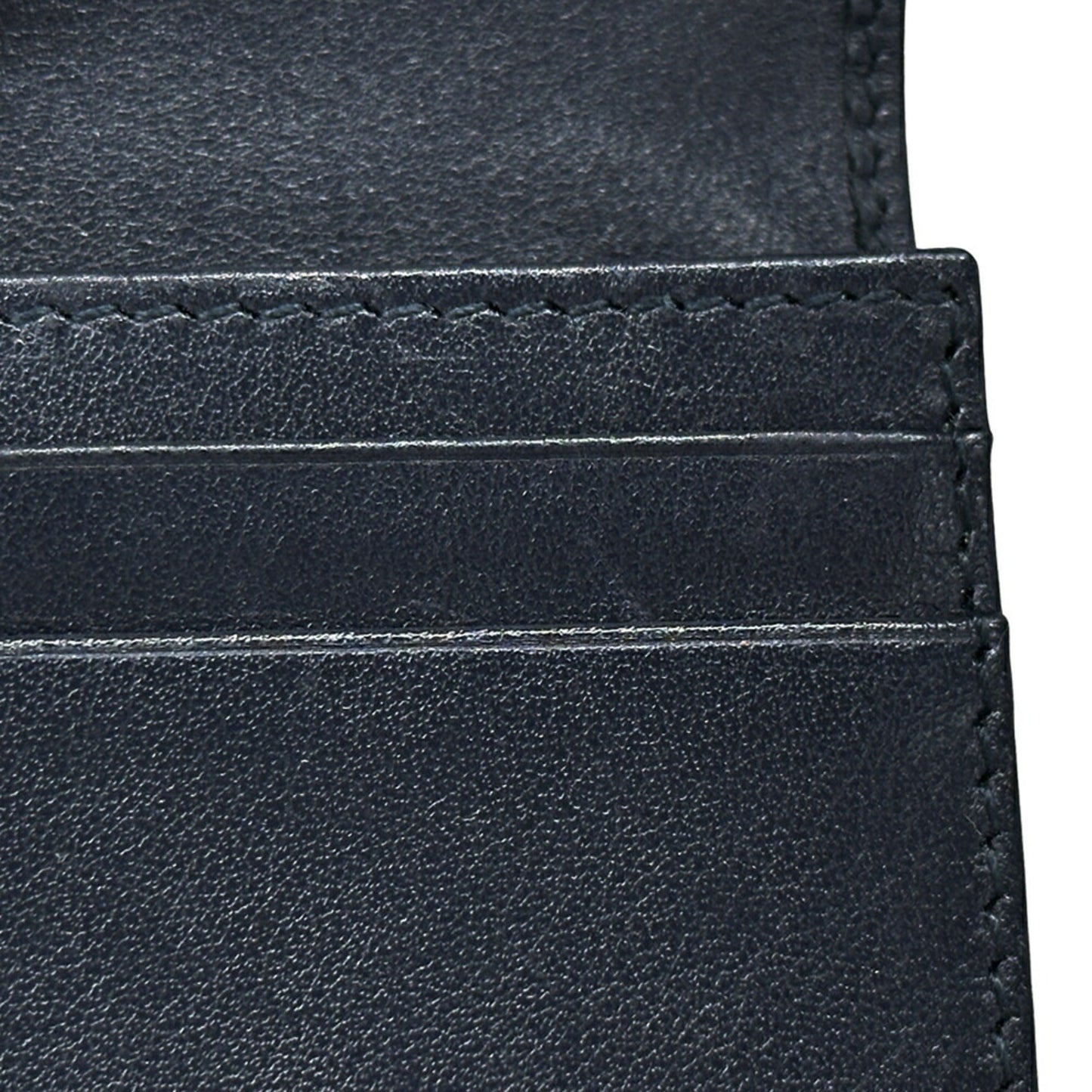 Gucci Beige Navy Canvas Leather Wallet (Bi-Fold) ( )