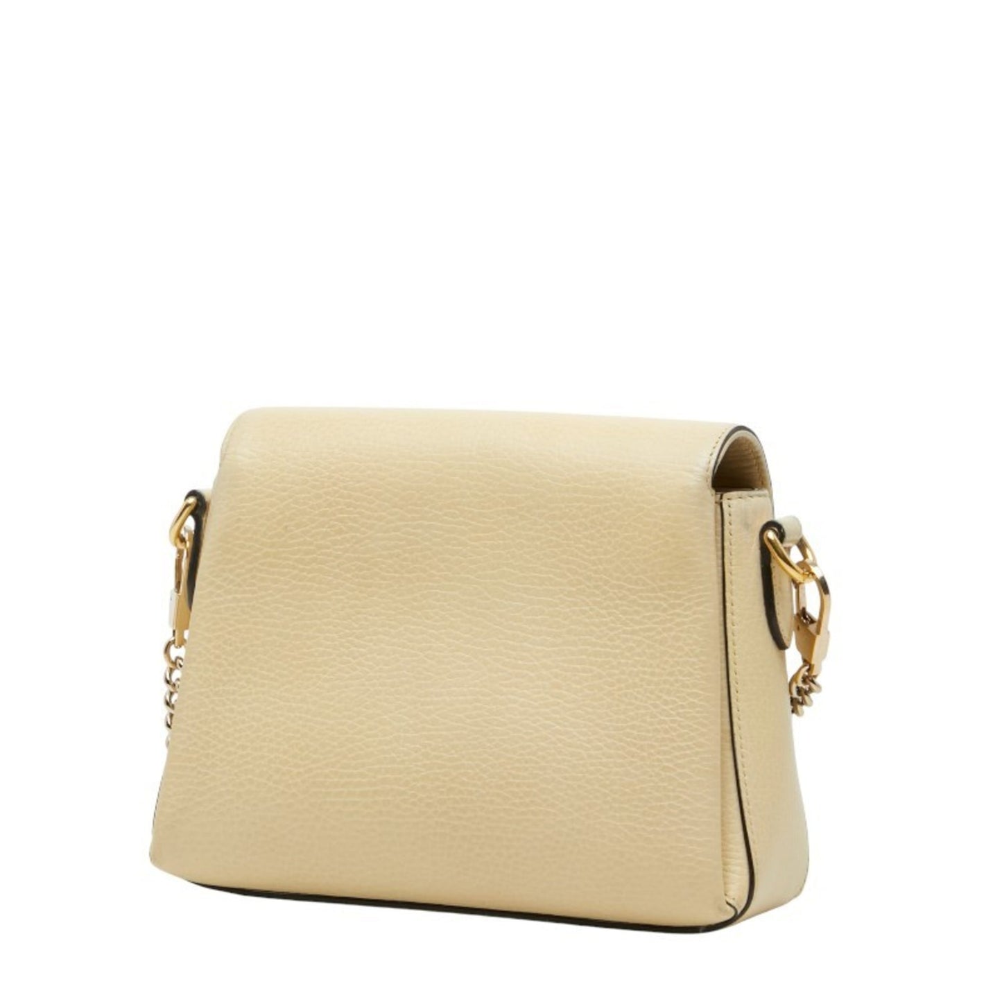 Gucci Beige Ivory Leather Shoulder Bag ( )