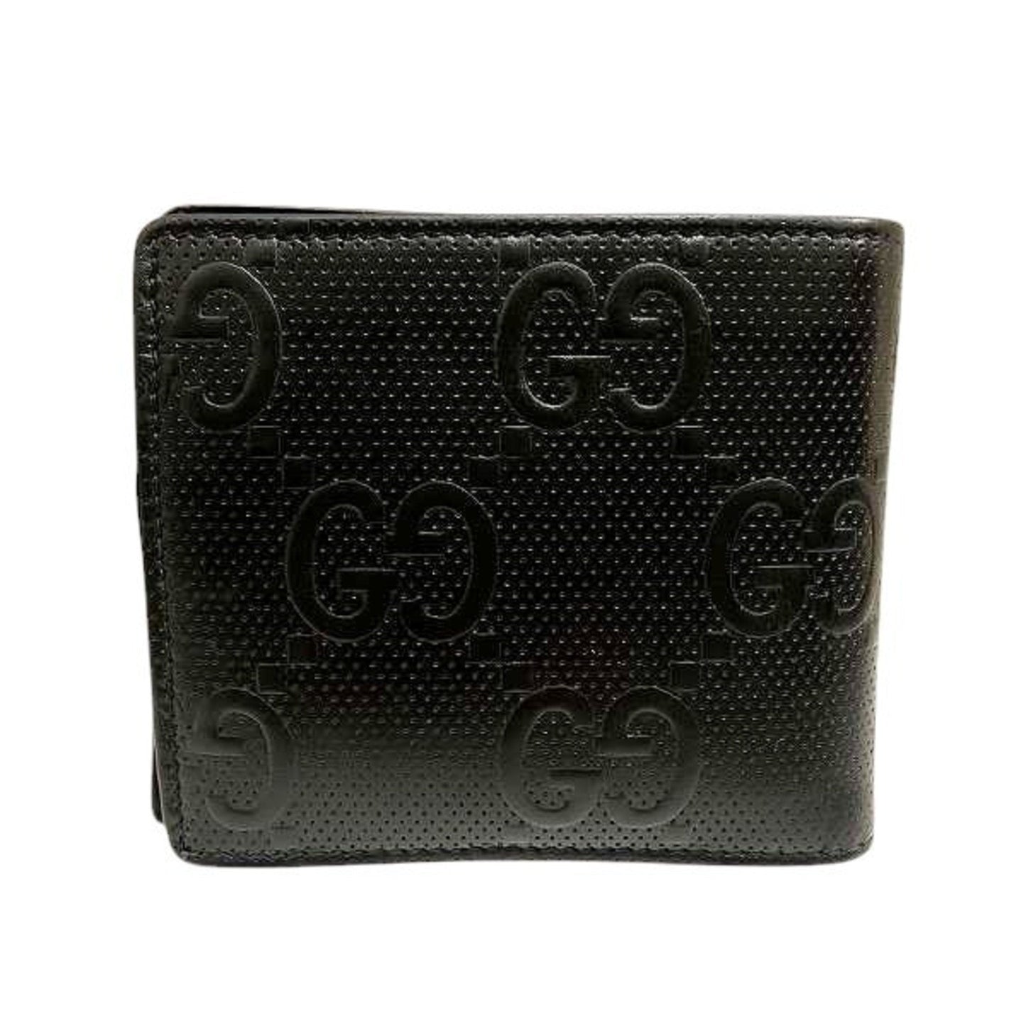 Gucci Black Leather Wallet (Bi-Fold)