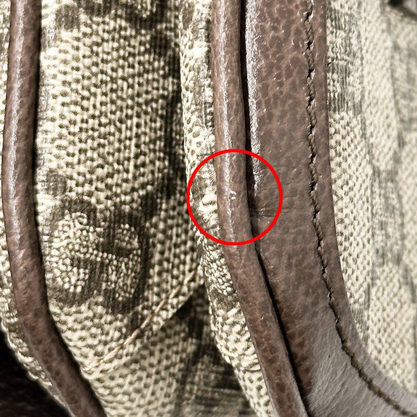 Gucci Beige Brown Gg Supreme Canvas Sling Bag ( )