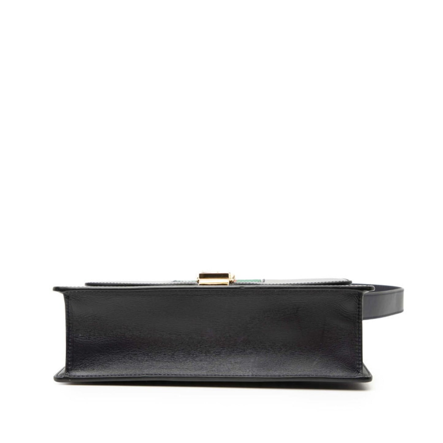Gucci Navy Leather Shoulder Bag ( )