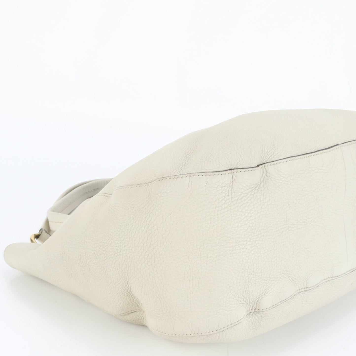 Gucci Ivory Leather Tote Bag ( )