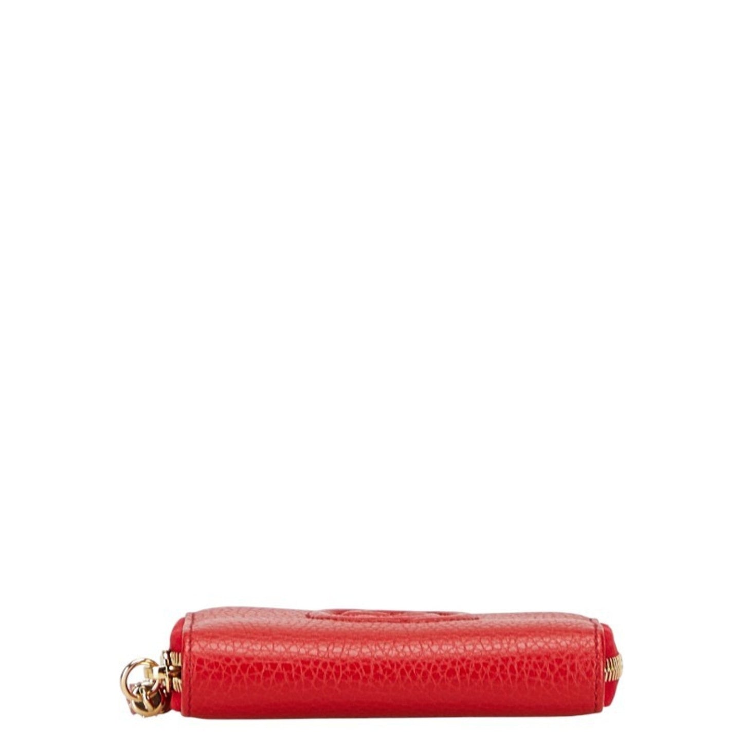 Gucci Soho Red Color Leather Wallet (Bi-Fold) ( )