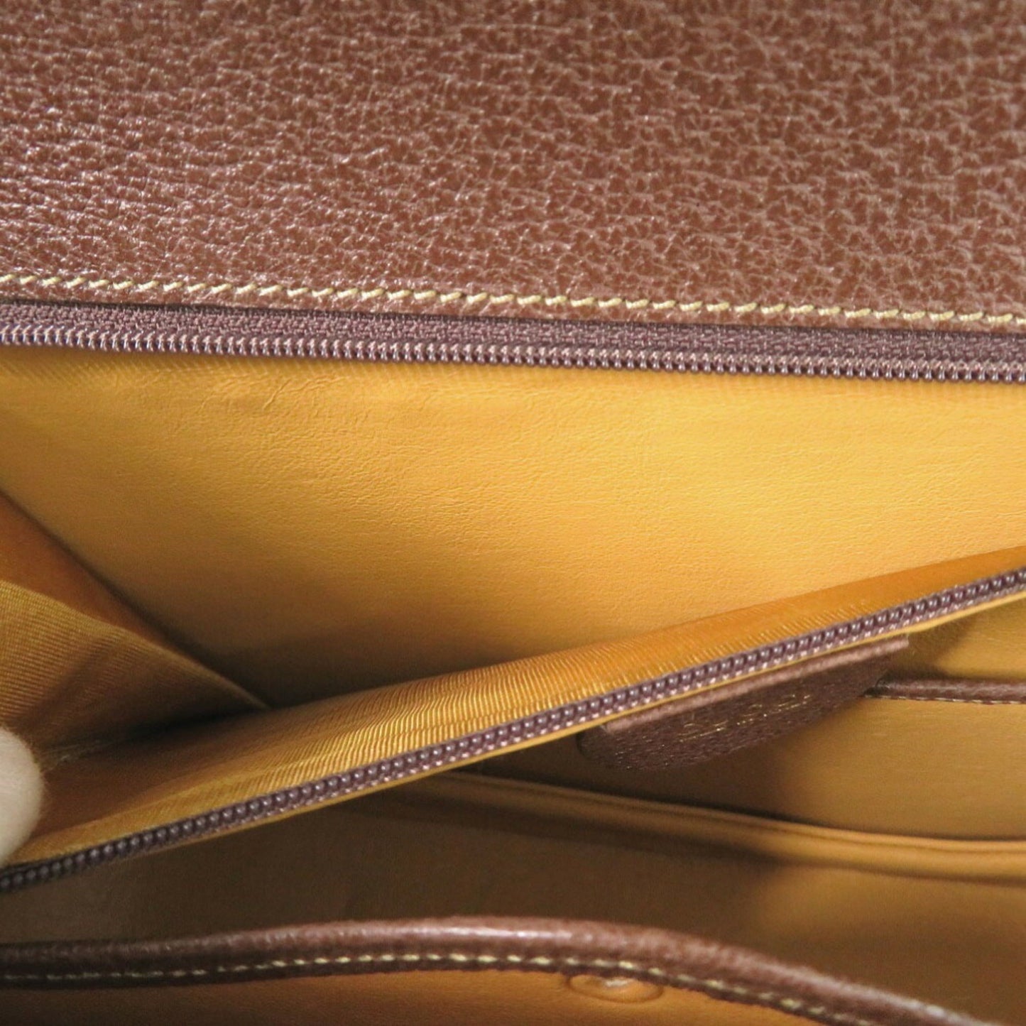 Gucci Brown Leather Handbag ( )