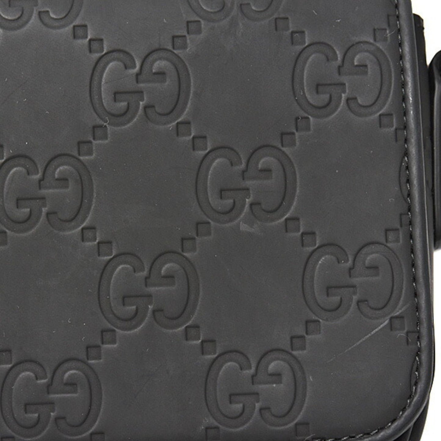Gucci Black Rubber Shoulder Bag ( )