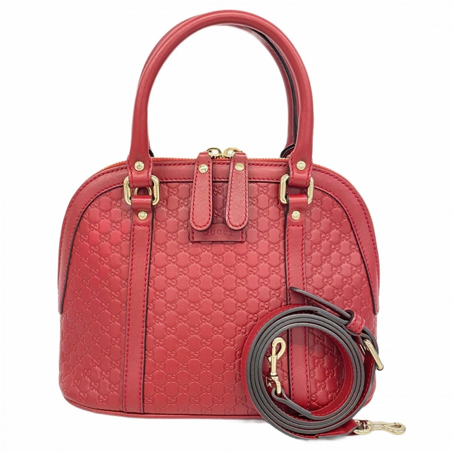 Gucci Red Color Leather Handbag ( )